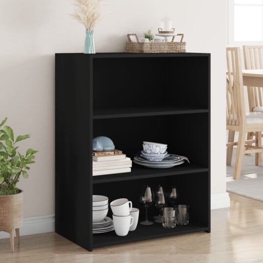 Skjenk svart 70x41x93 cm konstruert tre 8721102652721