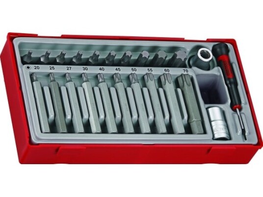 Teng Tools 23-Delt Skaftsokkel Med Tx-Spisser, Inkl. Med □ 1/2″ Skaft. Teng Tools Tttx23 - 68860105 Teng Tools 23-Delt Skaftsokkel Med Tx-Spisser, Inkl. Med □ 1/2″ Skaft. Teng Tools Tttx23 - 68860105