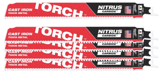 Milwaukee Torch Nitrus Bajonettsagblad 230 mm 8T 5-pakning