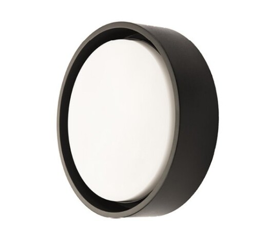SG Armaturen Frame round black led 3000k