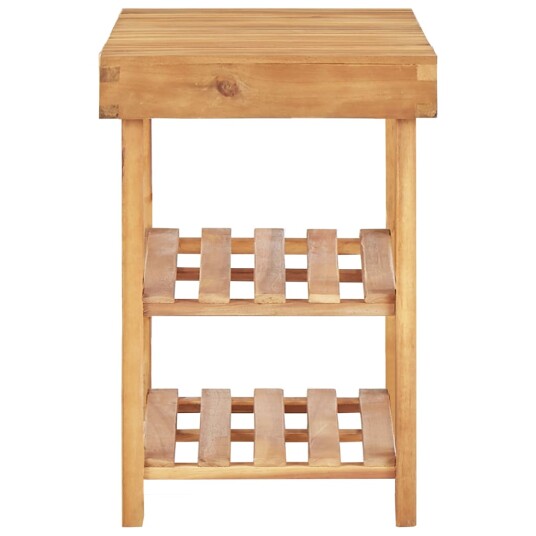 vidaXL Skostativ 70x32x46 cm heltre akasie vidaXL Skostativ 70x32x46 cm heltre akasie