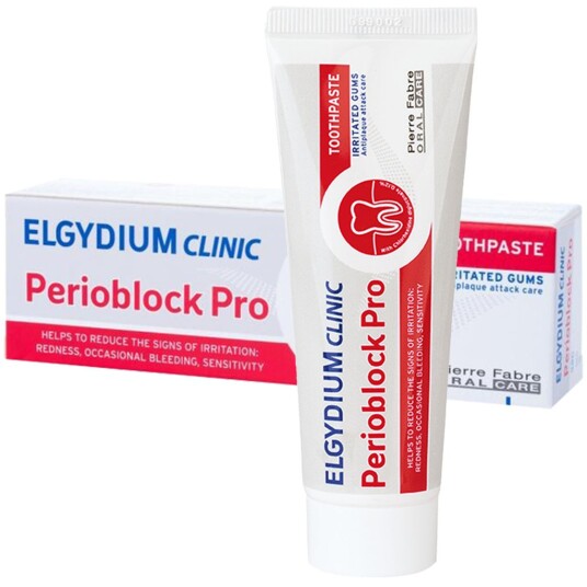 Klorheksedin Tannkrem 0,12 % ELGYDIUM Clinic Perioblock Pro 50 ml.