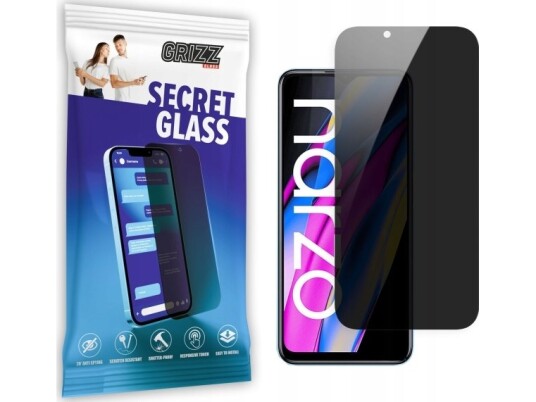 Grizzglass Privacy Glass Grizzglass Secretglass Realme Narzo 50A Prime