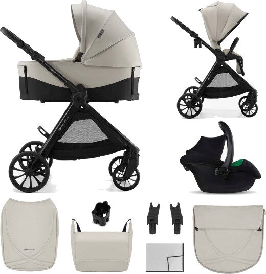 Kinderkraft Vesto 2 3-in-1 Duovogn Beige Kinderkraft Vesto 2 3-in-1 Duovogn Beige