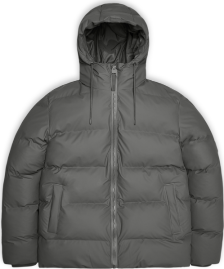 Rains Unisex Alta Puffer Jacket Grey XL Rains Unisex Alta Puffer Jacket Grey XL