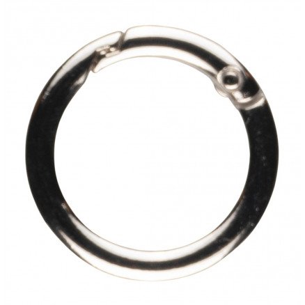 Infinity Hearts O ring/Endeløs ring med Åpning Messing Sølv Ø30mm 5 stk