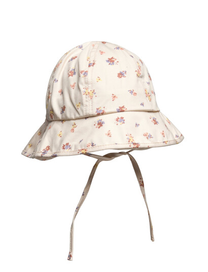 En Fant Summer Hat W. String - Multi/patterned - 6-12MD