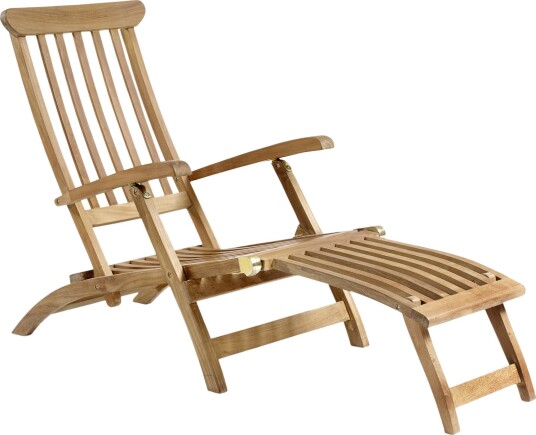 Brafab Jackson dekkstol Teak 150 x 61 cm Brun