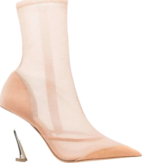 Mugler Dame Sko Beige 39 EU,