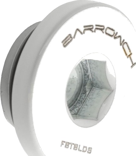 Barrow G1/4 Gjengeplugg Hvit FBTBLDS w Barrow G1/4 Gjengeplugg Hvit FBTBLDS w
