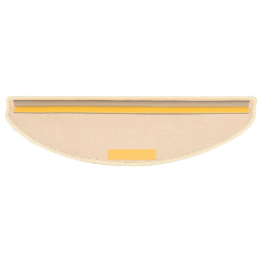 vidaXL Selvklebende trappematter sisal-utseende 15 stk 65x21x4cm beige