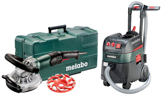 Metabo Betongsliper RSEV 19-125 1900w Med Støvsuger