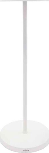 Zafferano Olivia Pro LED Bordlampe USB Hvit