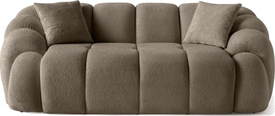 Octavio 2 seters sofa 199x70x80 cm Brun