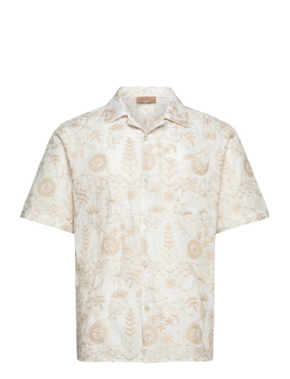 Rue de Tokyo Seth Embroidered Flower - Beige - L Rue de Tokyo Seth Embroidered Flower - Beige - L
