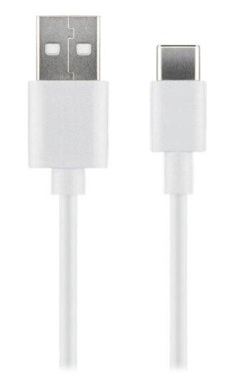 MicroConnect USB-C til USB 2.0 Ladekabel 2M 3A Hvit