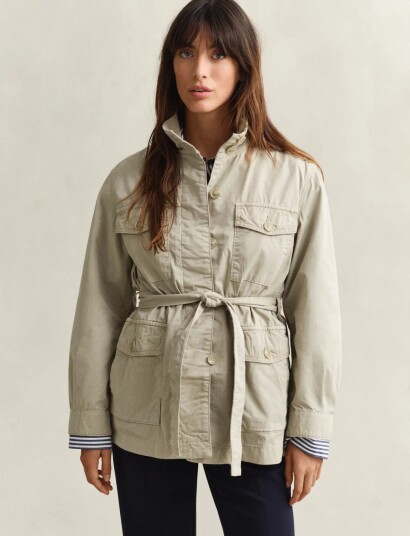 GANT Belted Field Jacket Beige XXL GANT Belted Field Jacket Beige XXL