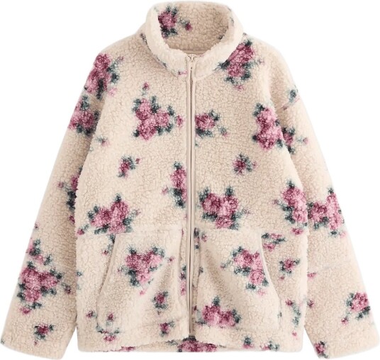 Lindex Pile Jacket Beige 134/140
