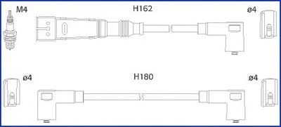 Tennplugg kabelsett HITACHI 134795