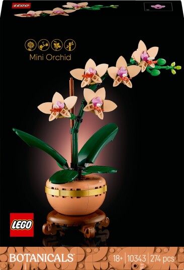 LEGO Botanicals 10343 Miniatyrorkidé LEGO Botanicals 10343 Miniatyrorkidé