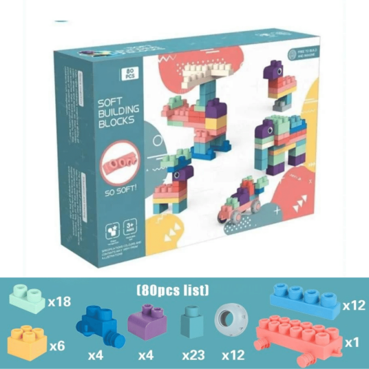 Soft Building Blocks™ Byggeglede Myke byggeklosser