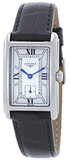 Longines Dameklokke L5.512.4.75.2 Dolcevita Sølvfarget/Lær