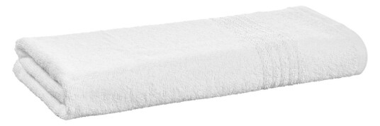 ERWIN M. Badelaken Classico med bord 100x150 cm (BxL) Hvit 5 Stykk / Forpakning