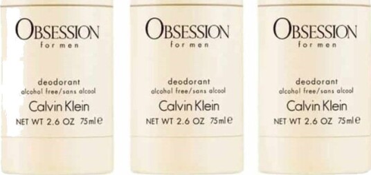 3-pack Calvin Klein Obsession For Men Deostick 75ml