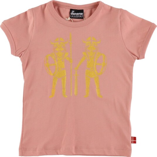 Danefæ T skjorte   Danebasic   Soft Rose Double Trouble   Danefæ   2 år 92   T skjorte   Rosa