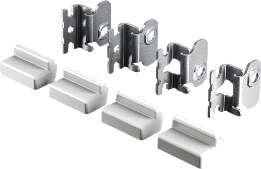 Rittal Ax 2508.020 Montering Sett Rustfritt Stål Hvit 4 Stykker 2508020