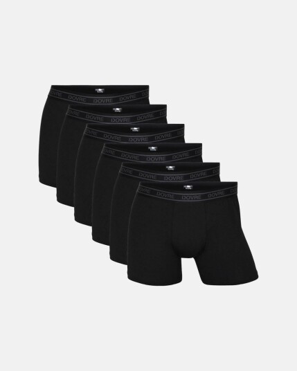 Dovre Boxer Bambusviskose 6 pakning Svart Dovre Boxer Bambusviskose 6 pakning Svart