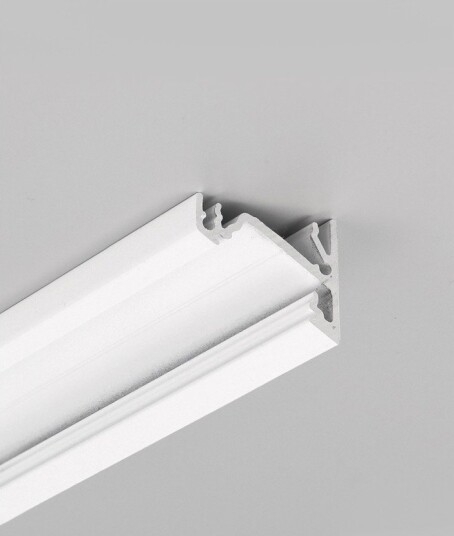 Topmet 1m aluprofil CORNER14 EE7F/TY Hvit lakkert hjørne LED skinne Topmet 1m aluprofil CORNER14 EE7F/TY Hvit lakkert hjørne LED skinne