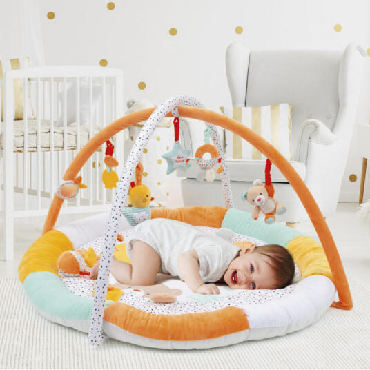 Babygym Med Aktivitetsbuer Rund Lekematte Babygym Med Aktivitetsbuer Rund Lekematte