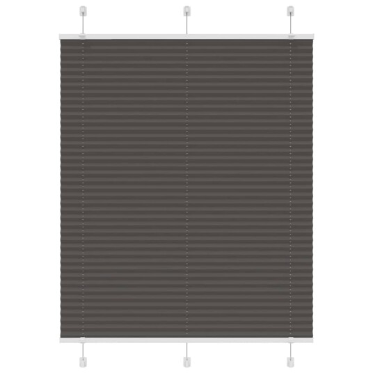 plisségardin sort 105x100 cm Stoff Bredde 104,4 Polyester plisségardin sort 105x100 cm Stoff Bredde 104,4 Polyester