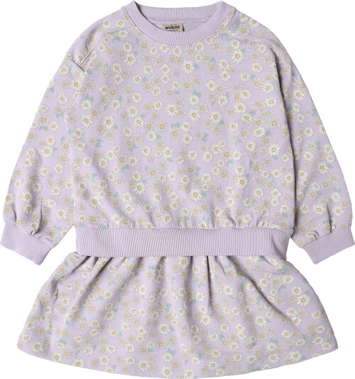Wheat Sweat Dress L/S Maggie   Purple   110