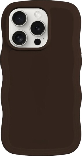 Holdit Wavy Case iPhone 14 Pro Max CHOCOLATE