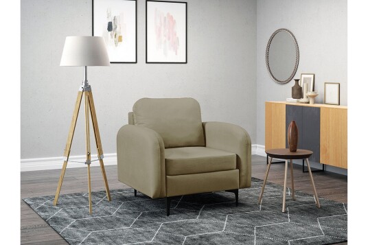 Lenestol Knocklong Mørk Beige/Mocca Lenestol Knocklong Mørk Beige/Mocca