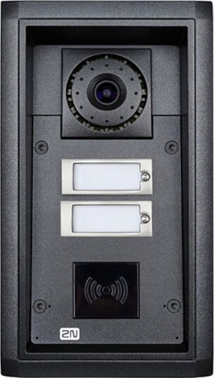 2N Porttelefon IP Force Med RFID-Leser (2 Knapper/Hd-Kamera/Reader Ready)
