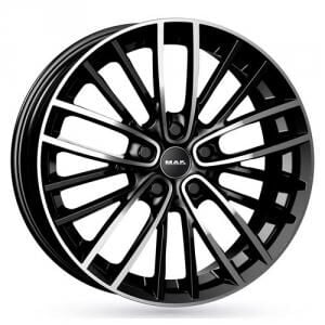MAK Chelsea Black Machined Face 8x19 5/112 ET55 B66