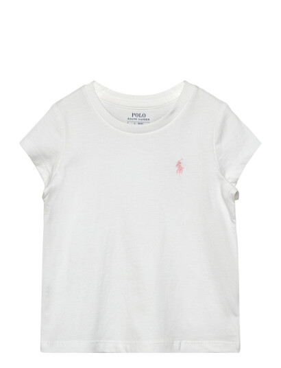 Ralph Lauren Kids Cotton Jersey Tee White 102 108 Ralph Lauren Kids Cotton Jersey Tee White 102 108