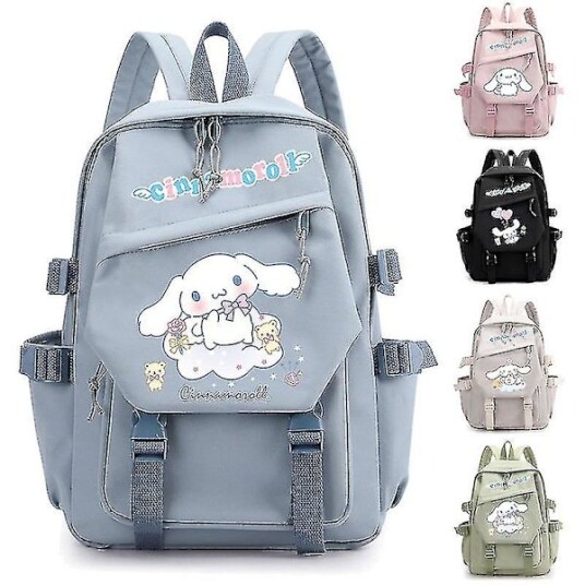 Anime Sanrio Plussjdyr Cinnamoroll Ryggsekk Barn Jente Gutt Svart Blå Skolesekk Kawaii Student Skoleveske Datamaskin Stor Gave Anime Sanrio Plussjdyr Cinnamoroll Ryggsekk Barn Jente Gutt Svart Blå Skolesekk Kawaii Student Skoleveske Datamaskin Stor Gave
