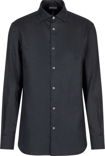 Emporio Armani Herre Skjorter Blå XS,