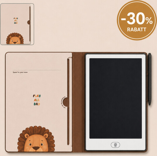 KidBook Safari Grafisk Tegnebrett Med Oppgavekort For Tegning
