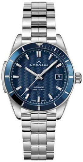 Norqain Dameklokke N1800C82A/A181/182S Adventure Blå/Stål Ø37 mm