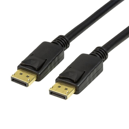 LogiLink DisplayPort 1.4 8K/60Hz Kabel 1m Gullbelagt