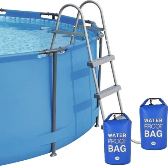 Universal bassengstige og trinnvekt 20L Enkel og rask fylling med sand 250D PVC vanntett tørrsekk