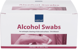 Abena Desinfeksjonsservietter 75 % etanol uten glyserol 50 stk