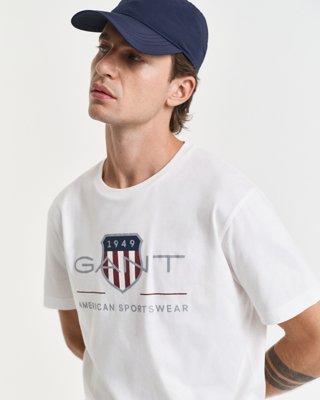 Gant Archive Shield t-skjorte WHITE XXL Gant Archive Shield t-skjorte WHITE XXL