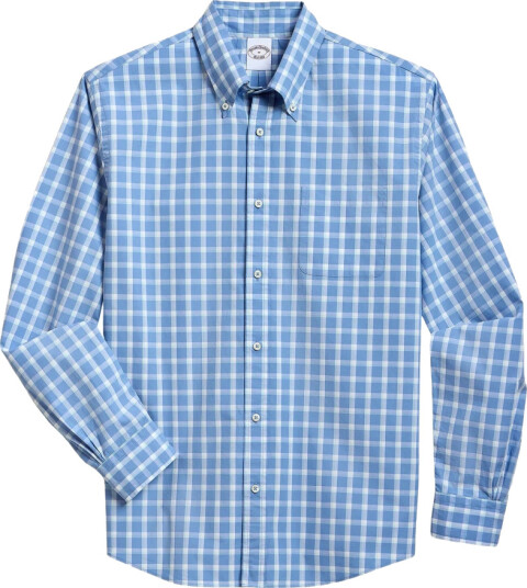 Brooks Brothers Herre Skjorter Blå L,