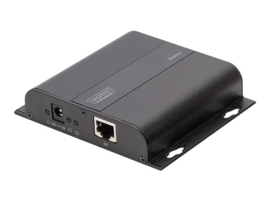 Digitus 4K HDMI Extender Mottaker - CAT/IP, Video/Lyd/Infrarød, 120 m